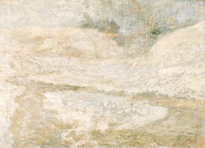 The Brook, Greenwich, Connecticut, ca. 1890-1900. av John Henry Twachtman