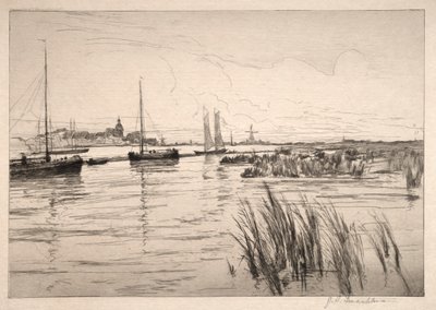 Holland Dyke. av John Henry Twachtman