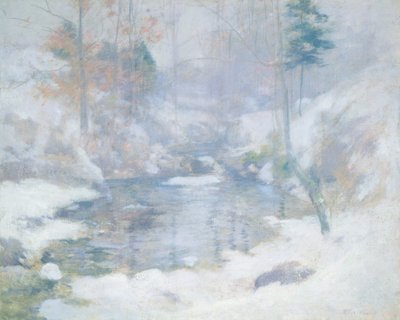 Winter Harmony, ca. 18901900. av John Henry Twachtman