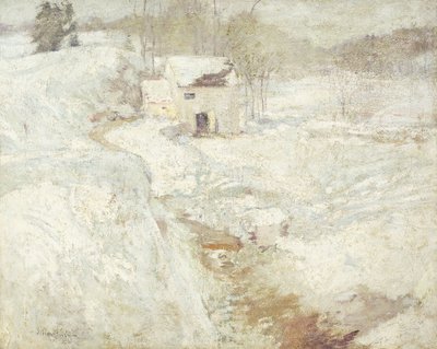 Vinterlandskap, 1890-tallet av John Henry Twachtman