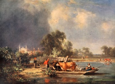 Eton fra elven av John Hilder