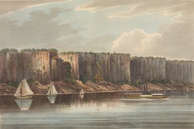 The Palisades No. 19 of The Hudson River Portfolio, 1823-24. av John Hill