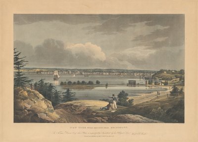 New York fra Heights nær Brooklyn av John Hill, after William Guy Wall