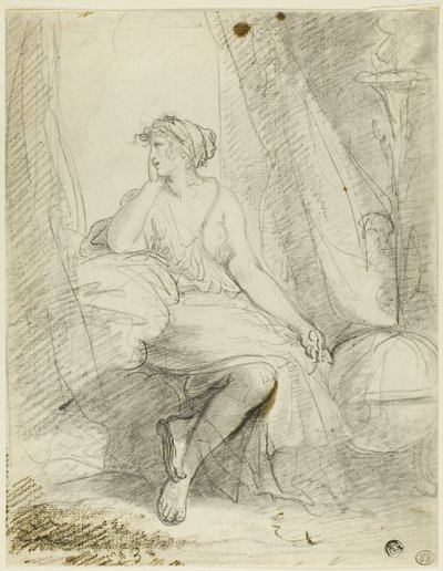 Sittende kvinne av John Hoppner