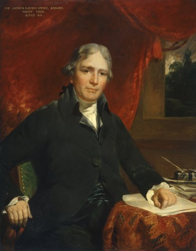 Sir Arthur Davies Owen, ridder av John Hoppner