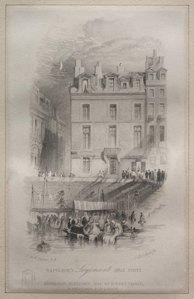 Napoleons overnatting, Quai Conti av John Horsburgh