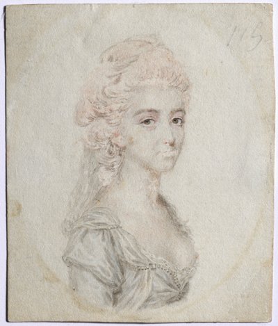 Portrett av en kvinne, ca. 1776. av John I. smart