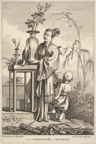 Den kinesiske gartneren, 1741-63. av John Ingram