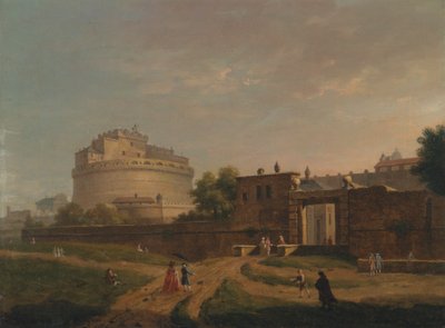 Castel Sant'Angelo, Roma av John Inigo Richards RA
