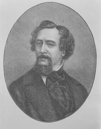 Charles John Huffam Dickens (1812-70) av John Jabez Edwin Paisley Mayall