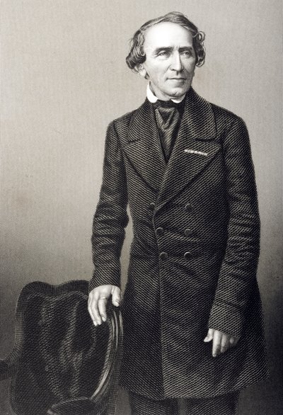 Giacomo Meyerbeer (1791-1864) gravert av D.J. Pund fra et fotografi, fra 