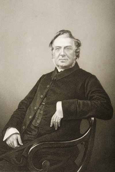 Hugh Stowell (1799-1845) gravert av D.J. Pund fra et fotografi, fra 