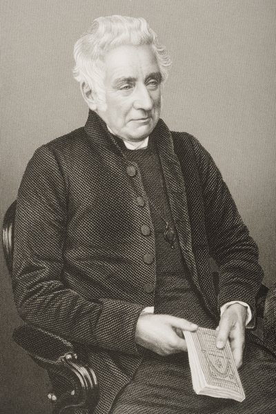 John Lonsdale (1788-1867) gravert av D.J. Pund fra et fotografi, fra 