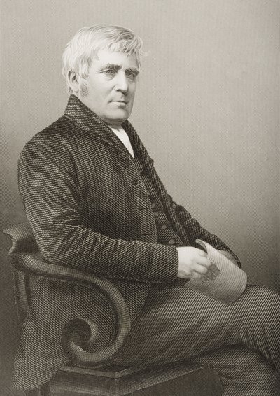 Joseph Sturge (1793-1859) gravert av D.J. Pund fra et fotografi, fra 