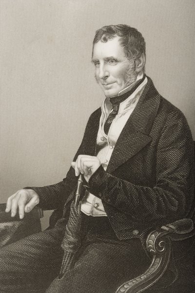 Joseph Warner Henley (1793-1884) gravert av D.J. Pund fra et fotografi, fra 