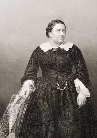 Madame Marietta Alboni (1824-94) gravert av D.J. Pund fra et fotografi, fra 