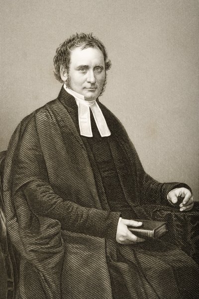 Robert Bickersteth (1816-84) gravert av D.J. Pund fra et fotografi, fra 