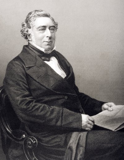 Robert Stephenson (1803-59) gravert av D.J. Pund fra et fotografi, fra 