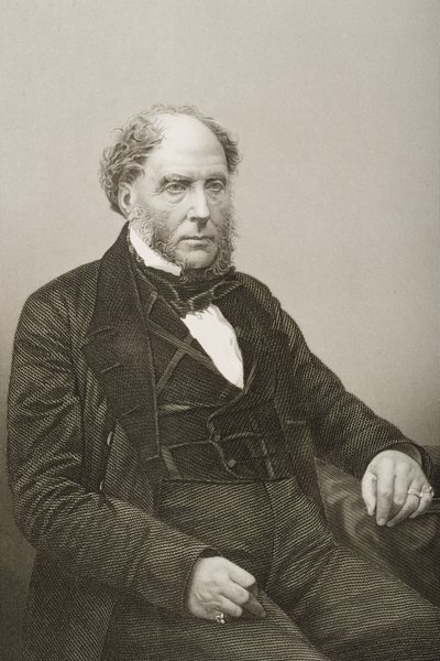 Sir Archibald Alison (1792-1867) gravert av D.J. Pund fra et fotografi, fra 