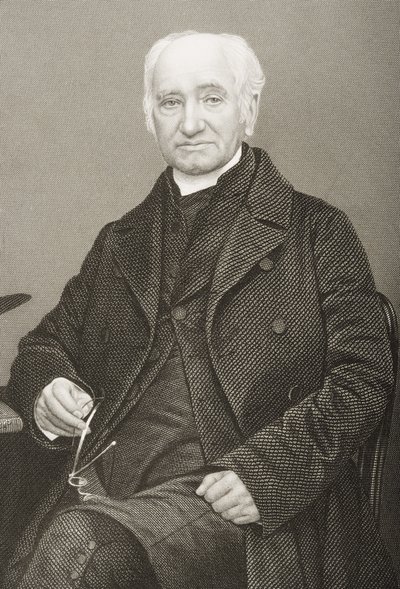 Thomas Vowler Short (1790-1872) gravert av DJ Pound fra et fotografi, fra 'The Drawing-Room of Eminent Personages, Volume 2', publisert i London, 1860 av John Jabez Edwin Paisley Mayall