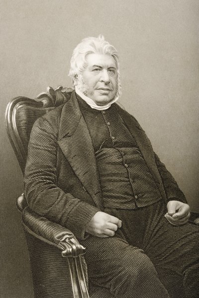 Walter Farquhar Hook (1798-1875) gravert av D.J. Pund fra et fotografi, fra 