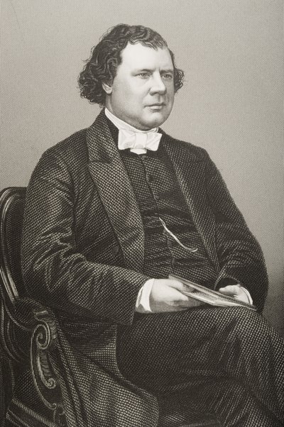 William Morley Punshon (1824-81) gravert av D.J. Pund fra et fotografi, fra 