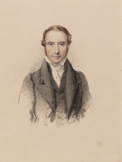 Portrett av Samuel Prout, ca. 1820 (wc på papir) av John Jackson