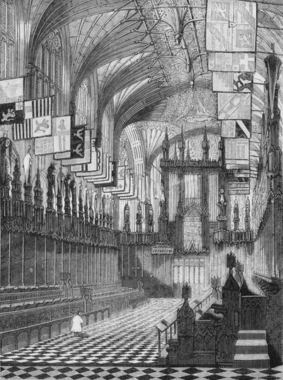 St. Georges kapell, Windsor, 1845 av John Jackson