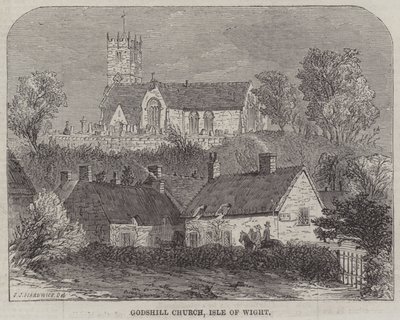 Godshill Church, Isle of Wight av John Jessop Hardwick