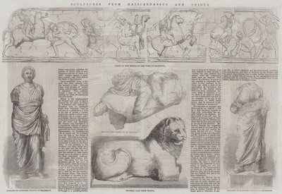 Skulpturer fra Halikarnassus og Cnidus av John Jessop Hardwick