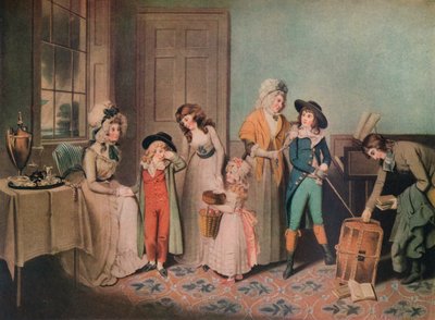 Svart mandag eller skoleavgangen, 1790, 1919 av John Jones