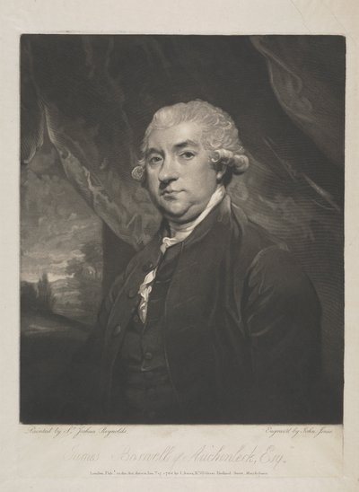James Boswell fra Auchinleck, Esq. av John Jones