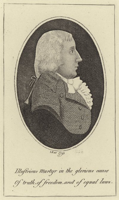 Portrett av Thomas Muir av John Kay