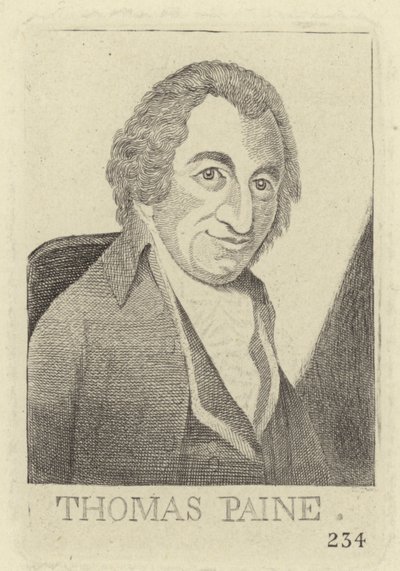 Portrett av Thomas Paine av John Kay