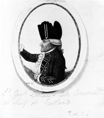 The Hon. Alexander Leslie (Ninth Regiment of Foot), illustrasjon fra 