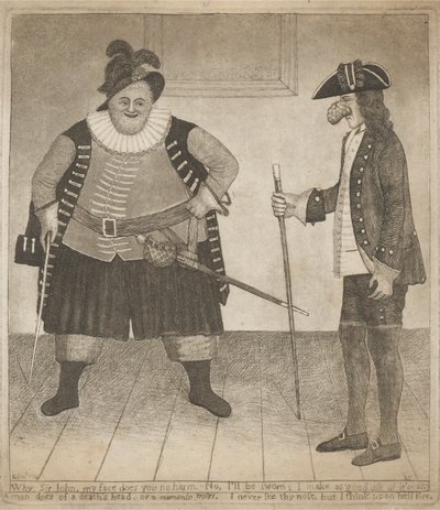 "Hvorfor, Sir John, ansiktet mitt gjør deg ingen skade ..." av John Kay