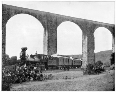 Akvedukt nær Queretaro, Mexico, sent på 1800-tallet av John L. Stoddard
