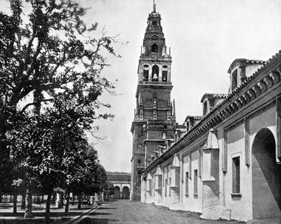 Court of Oranges and Mosque, Cordoba, Spania, 1893. av John L. Stoddard