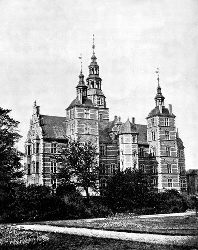 Rosenborg slott, København, Danmark, 1893. av John L. Stoddard
