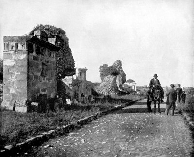 The Appian Way, Roma, 1893. av John L. Stoddard