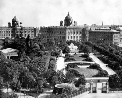 Volksgarten og Theseum, Wien, Østerrike, 1893 av John L. Stoddard