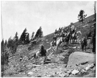 Windy Point, Pikes Peak, Colorado, sent på 1800-tallet. av John L. Stoddard