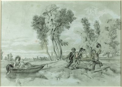 En countryscene av John La Farge