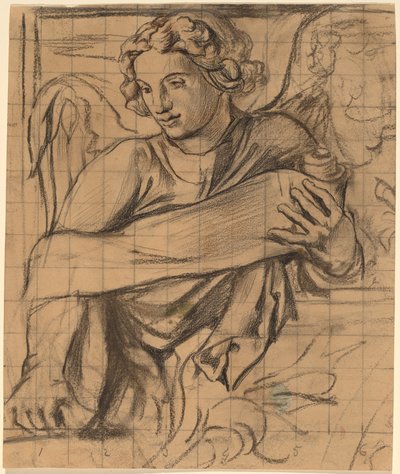 Angel - Treenighetskirkens veggmaleri av John La Farge