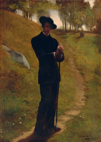 Portrett av maleren, 1859. av John La Farge