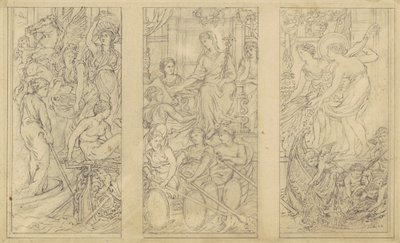 Studie for "Commerce" av John La Farge