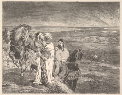 De vise menn ut av østen, 1868. av John La Farge