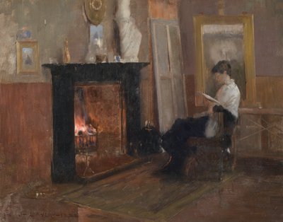En stille dag i studio av John Lavery