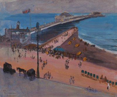 Brighton fra Royal Albion av John Lavery