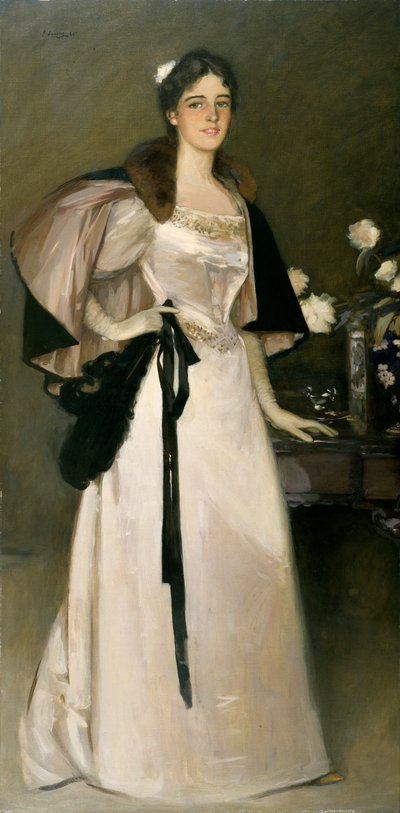 Portrett av frøken Mary Burrell av John Lavery